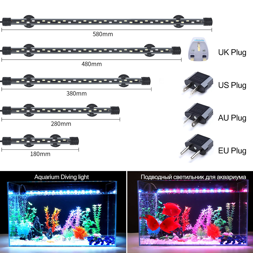 Marine Aquarium Led - 90-260V Aquarium Light LED Waterproof Fish