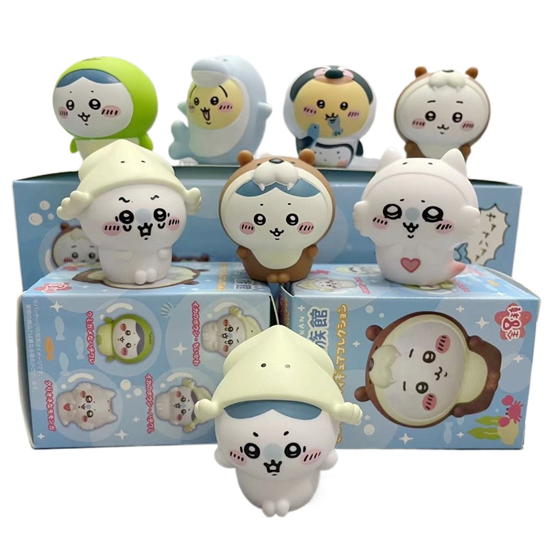 8pcs/Box Kawaii Chiikawa Aquar - Aquarium And Marine ulasan dan harga