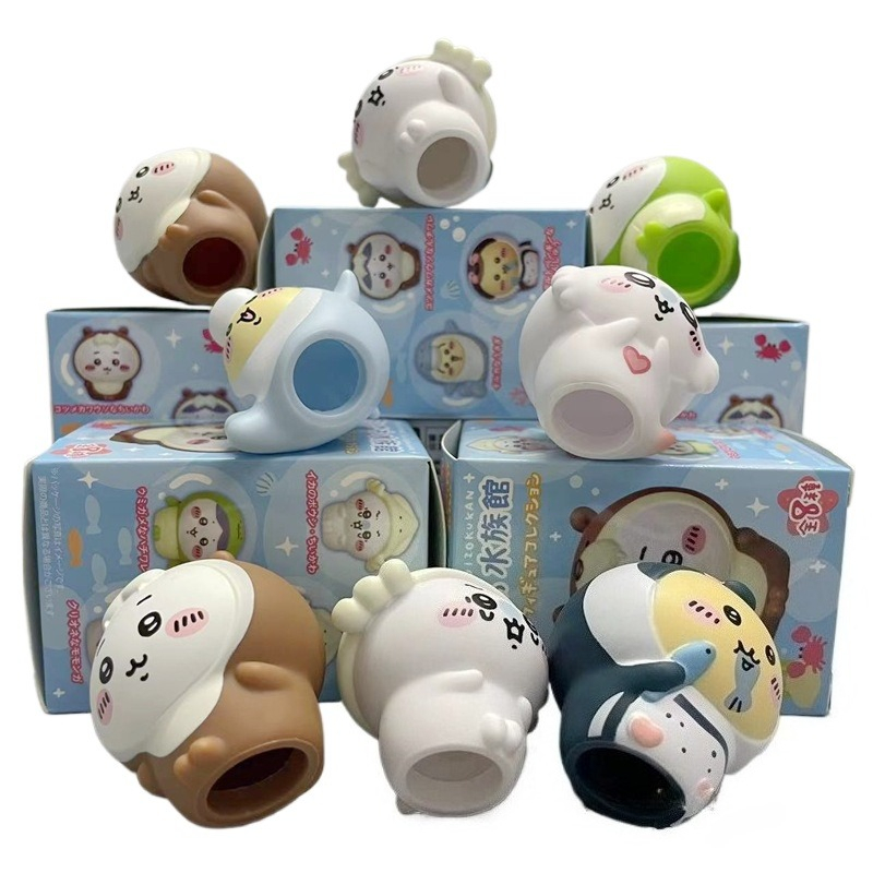 8pcs/Box Kawaii Chiikawa Aquar - Aquarium And Marine ulasan dan harga