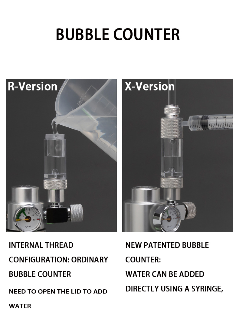 Aquarium CO2 Bubble Meter Wate - Marine Aquarium Hydrometer ulasan dan harga
