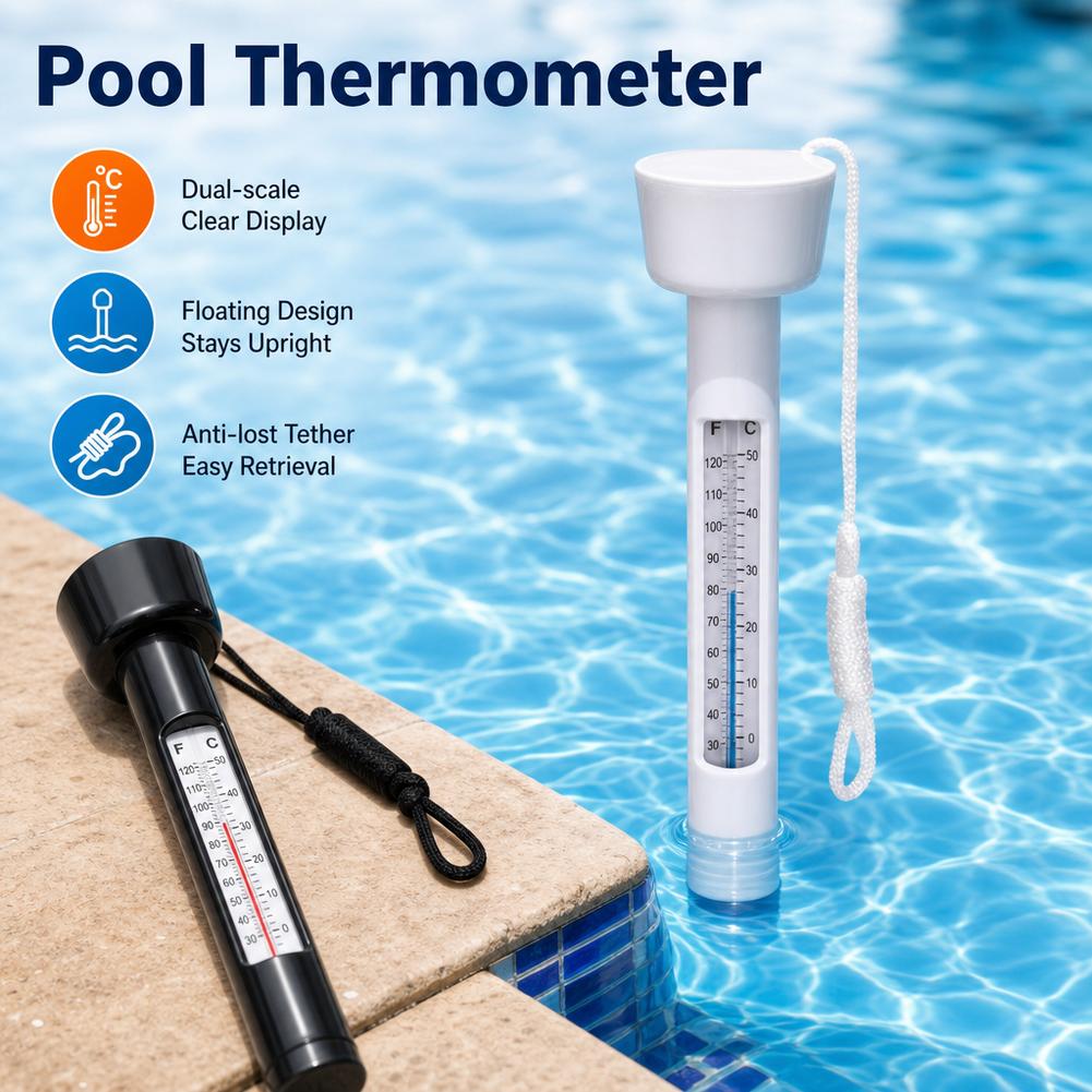 Floating Pool Thermometer With - Marine Aquarium Hydrometer ulasan dan harga