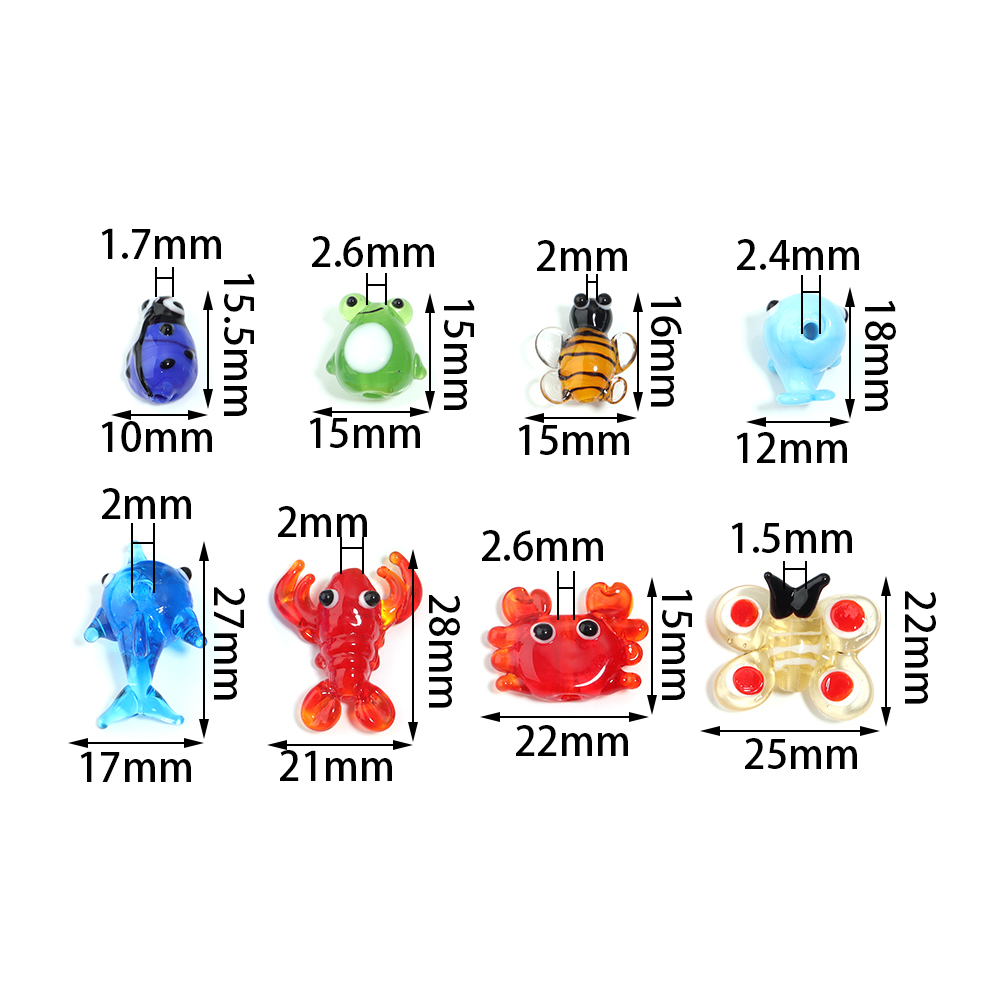 2Pcs Glass Pendant Marine Anim - Aquarium And Marine ulasan dan harga