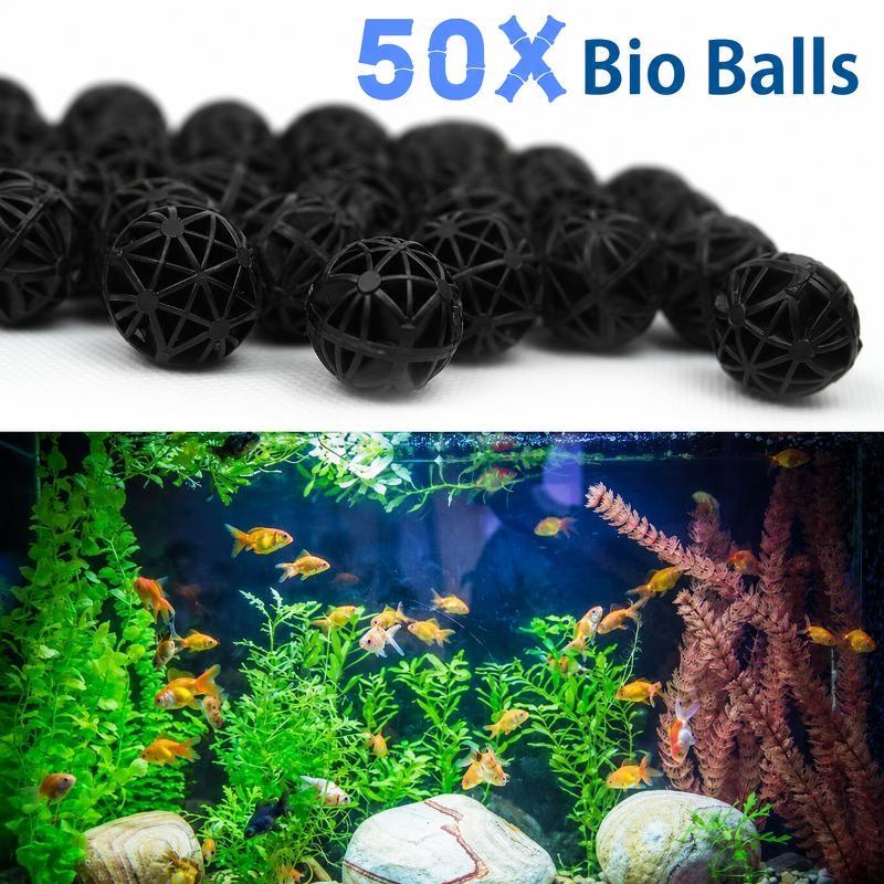 50Pcs 16mm Aquarium Bio Filter - Aquarium And Marine ulasan dan harga