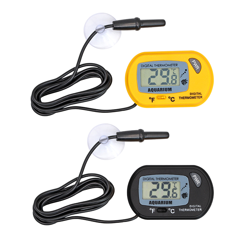 Fish Tank Thermometer LCD Digi - Marine Aquarium Hydrometer ulasan dan harga