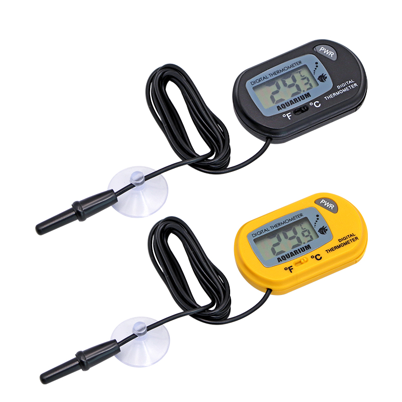 Fish Tank Thermometer LCD Digi - Marine Aquarium Hydrometer ulasan dan harga