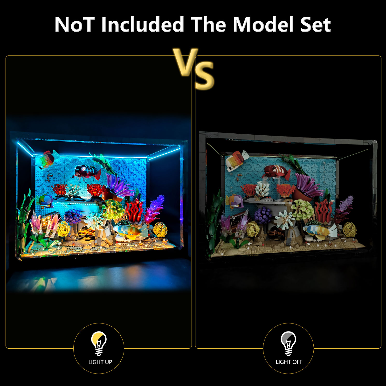 LYBMTWF LED Lighting Kit Compa - Marine Aquarium Led ulasan dan harga