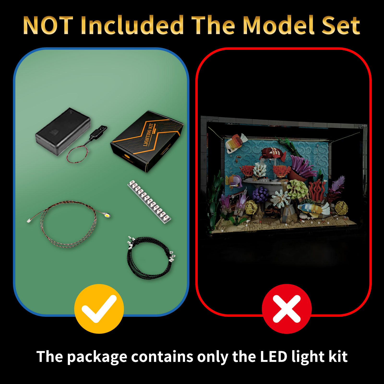 LYBMTWF LED Lighting Kit Compa - Marine Aquarium Led ulasan dan harga
