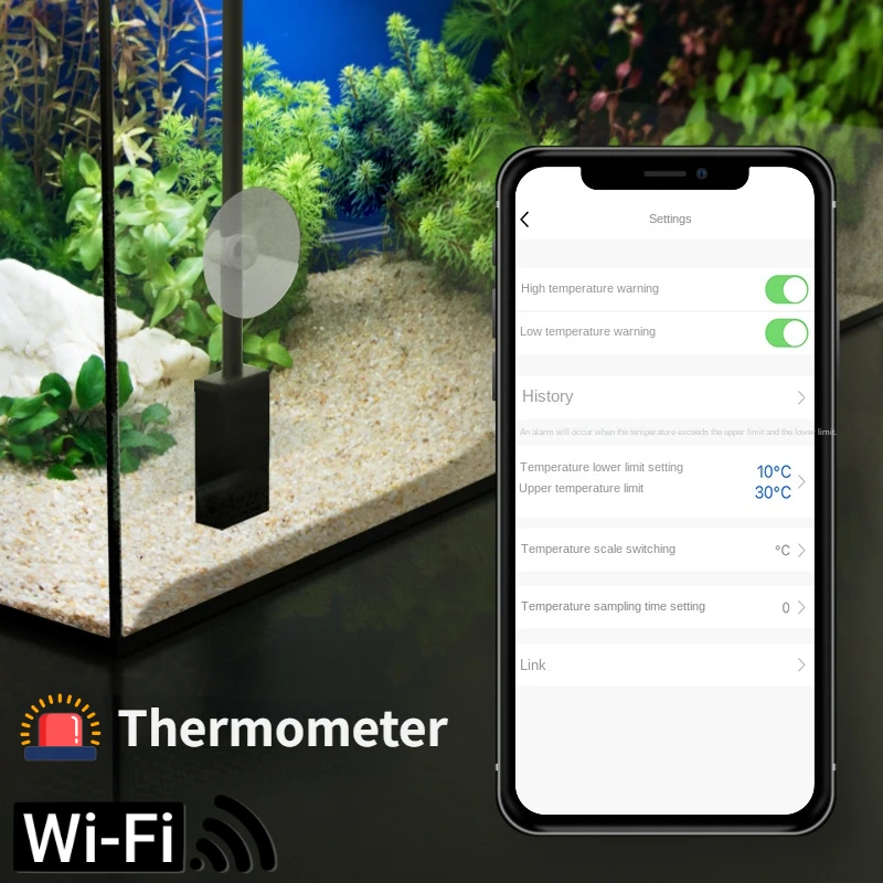 Intelligent fish tank WIFI hig - Marine Aquarium Hydrometer ulasan dan harga