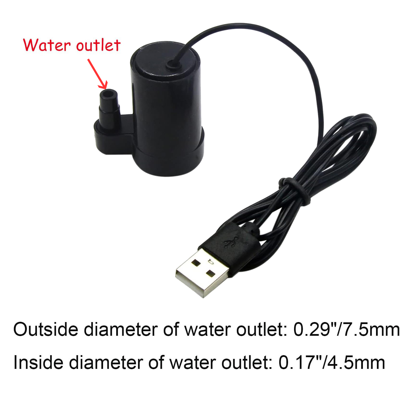 1/2pc DC 3-5V USB Micro Submer - Marine Aquarium Hydrometer ulasan dan harga