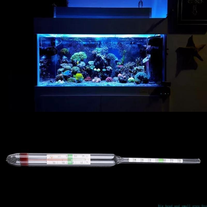 581C Aquariums Glass Hydromete - Marine Aquarium Hydrometer ulasan dan harga