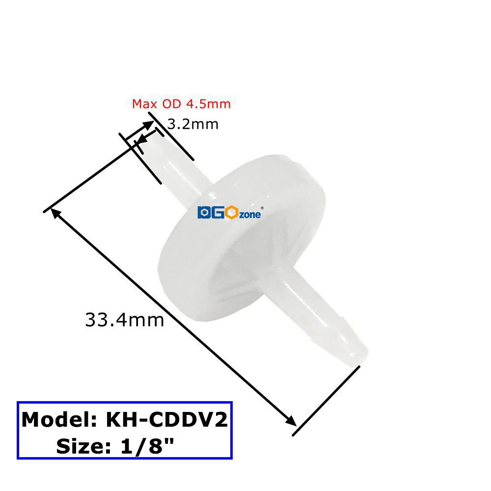 PVDF Check Valve Diaphragm Pla - Marine Aquarium Ozone Generator ulasan dan harga