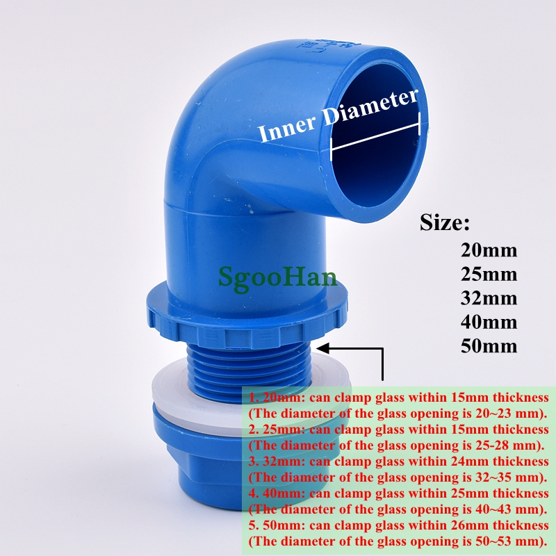 1PC 5 Size Available PVC Pipe  - Marine Aquarium Overflow ulasan dan harga