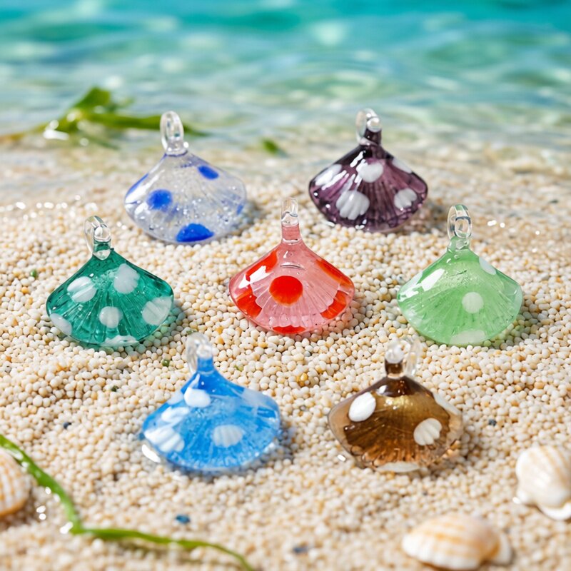 Colorful Mini Sea Shell Charm  - Aquarium And Marine ulasan dan harga