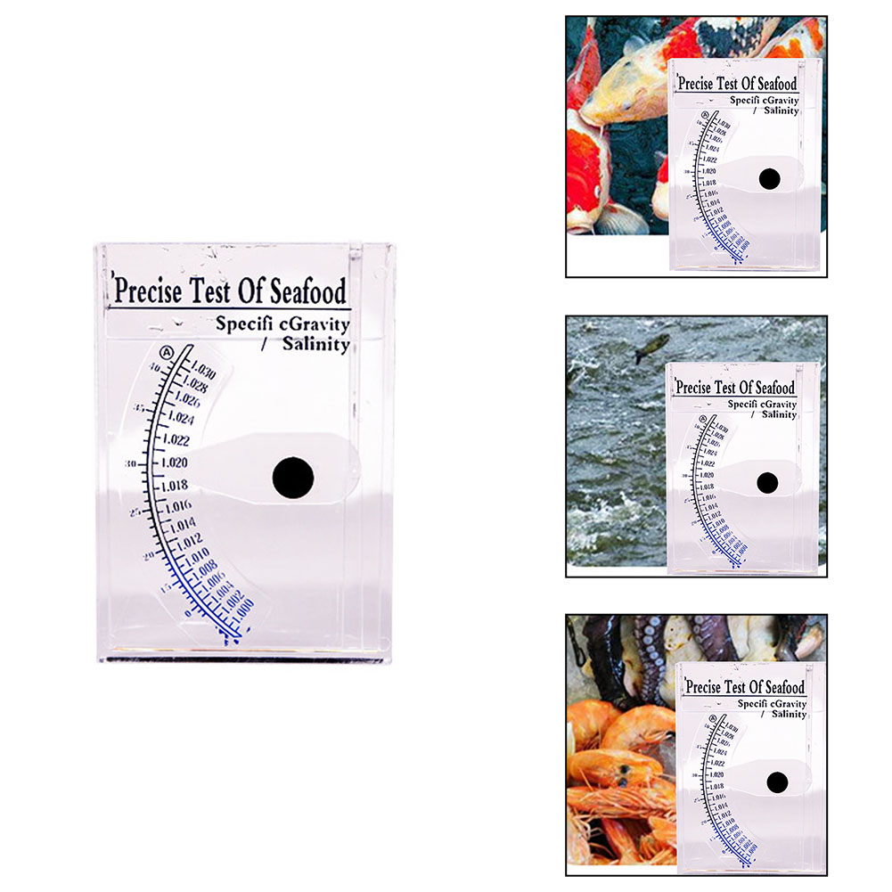 Salinity Meter Seawater Aquacu - Marine Aquarium Hydrometer ulasan dan harga