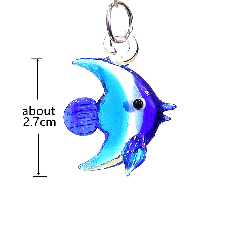 2pcs Mini Fish Glass Pendant C - Aquarium And Marine ulasan dan harga