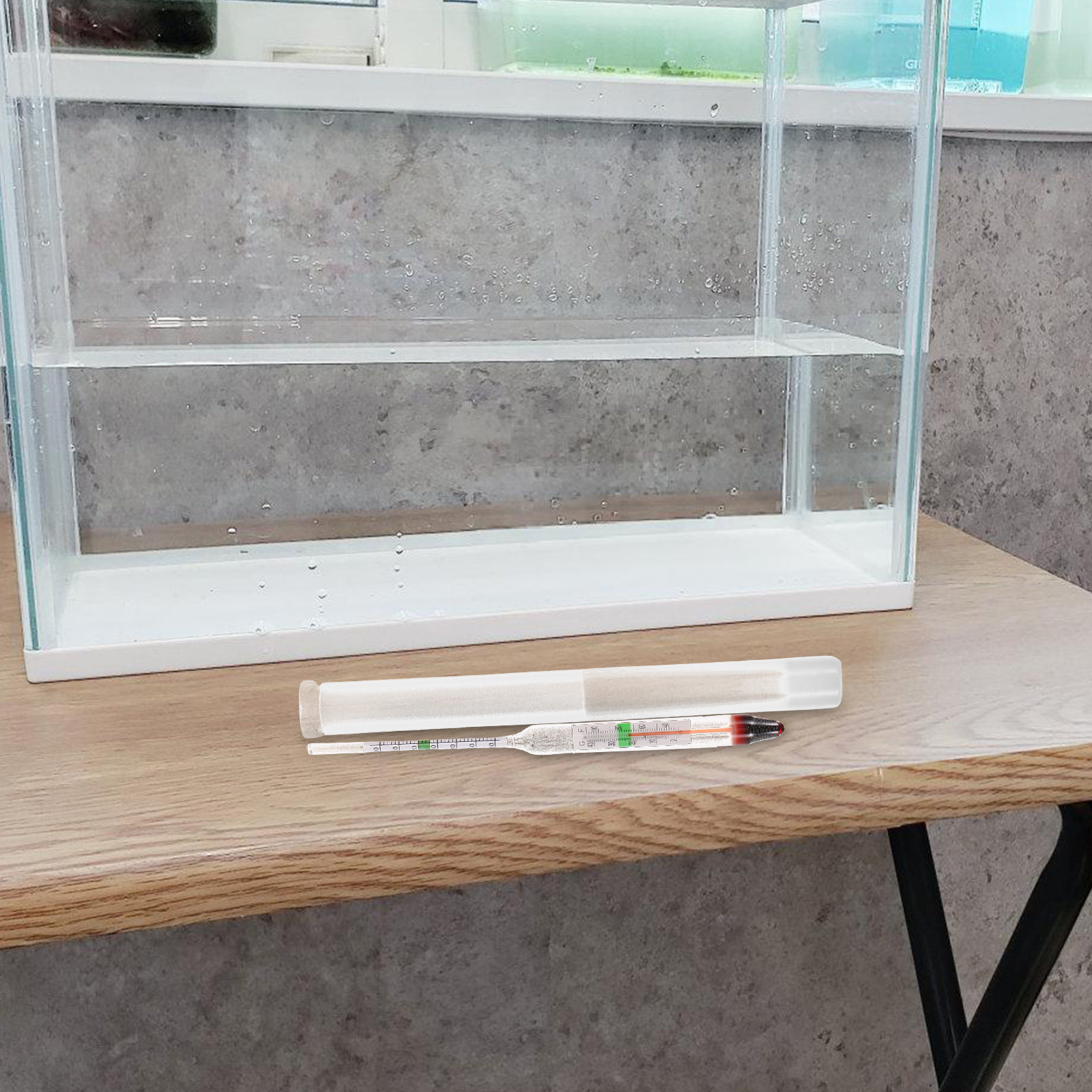 1Set Reliable Salinity Hydrome - Marine Aquarium Hydrometer ulasan dan harga