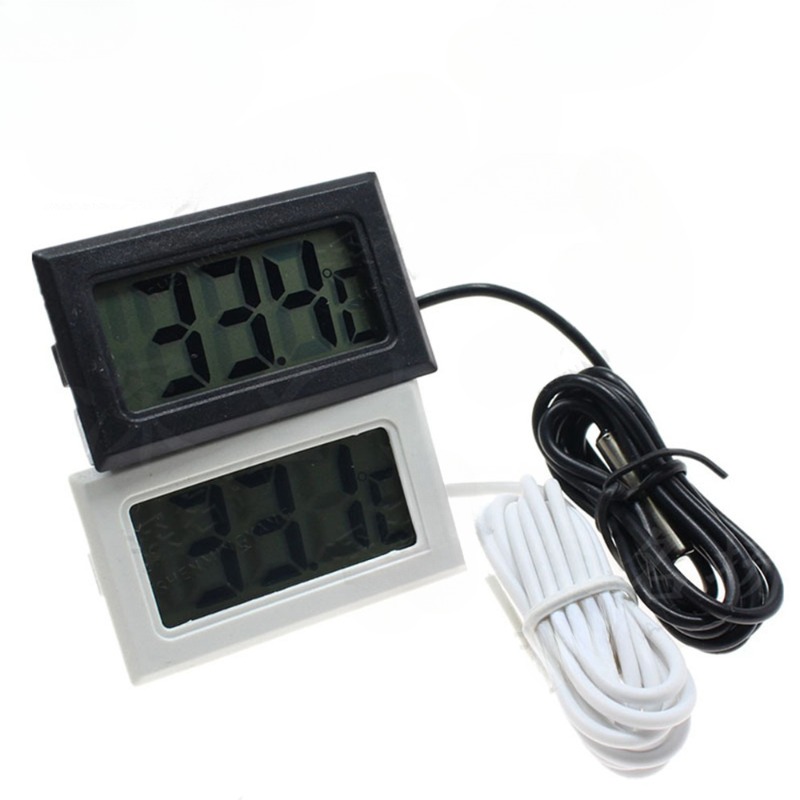 Car Digital Thermometer Mini L - Marine Aquarium Hydrometer ulasan dan harga