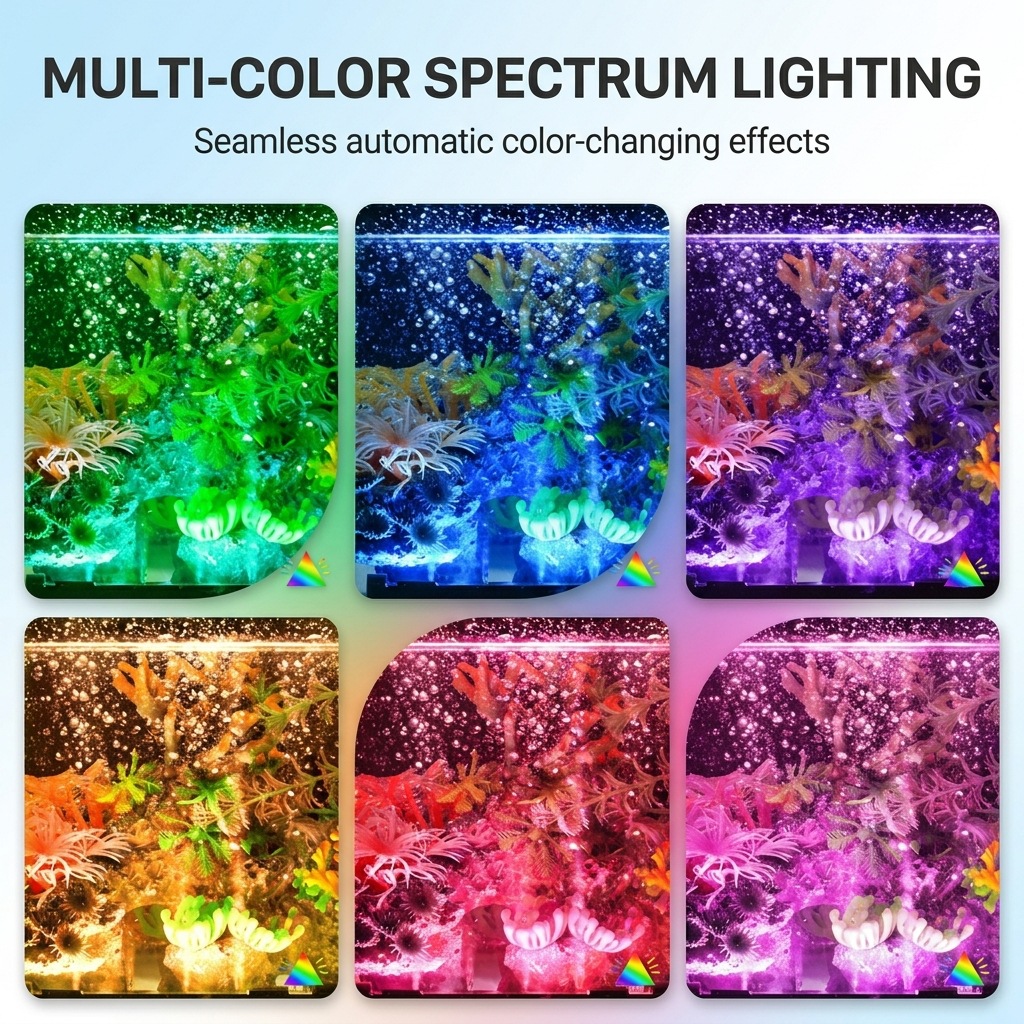 USB LED Aquarium Air Bubble Li - Marine Aquarium Led ulasan dan harga