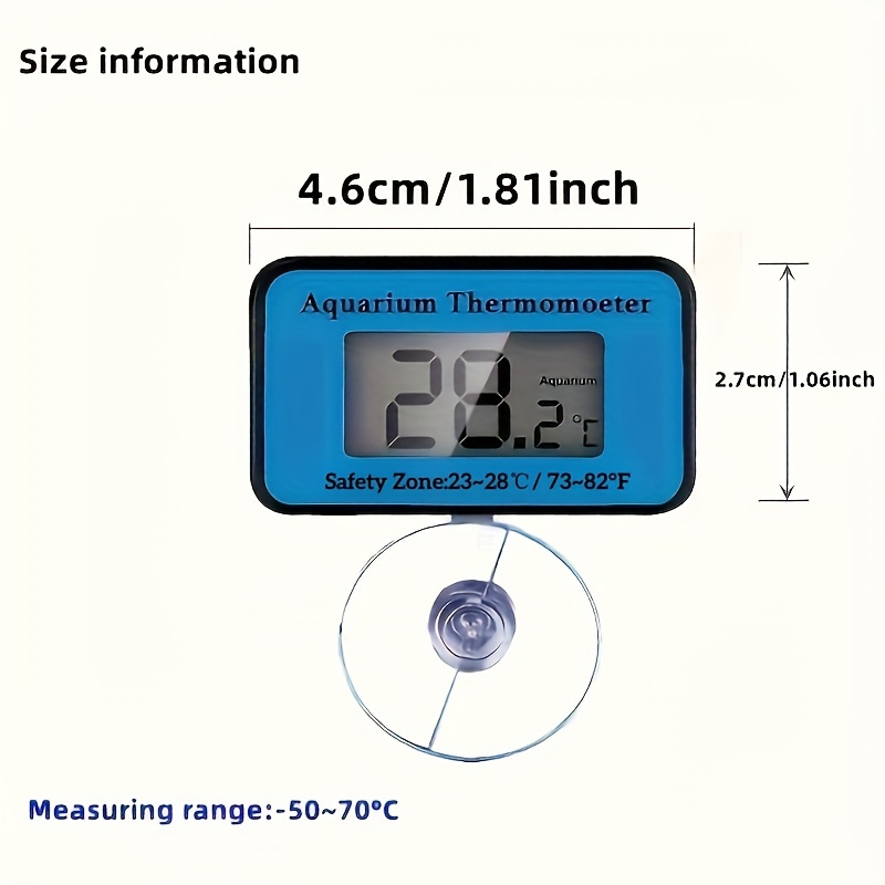LCD Digital Aquarium Thermomet - Marine Aquarium Hydrometer ulasan dan harga