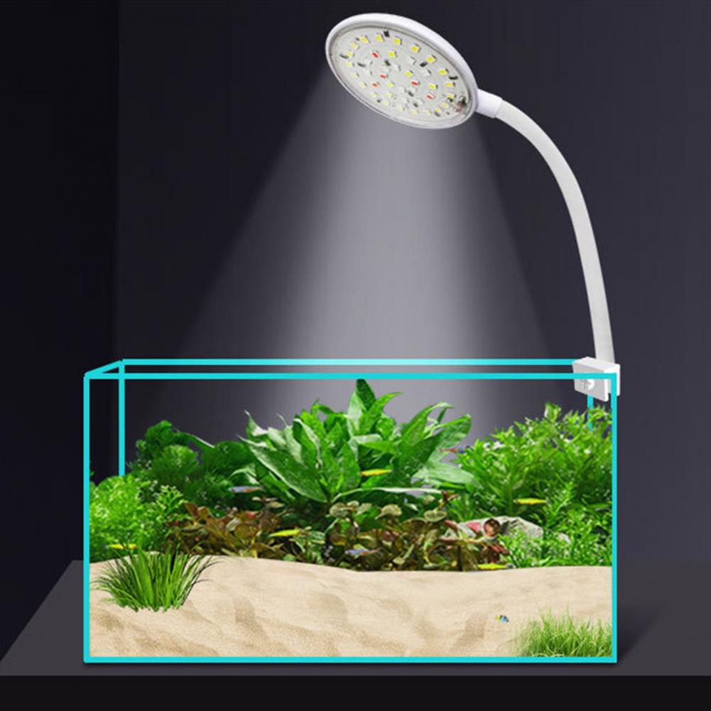 5W/7W Fish Tank Clip Lamp,USB  - Marine Aquarium Led ulasan dan harga
